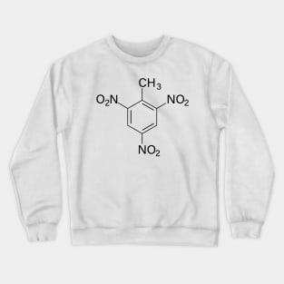 Trinitrotoluene (TNT) Chemical Structure Crewneck Sweatshirt